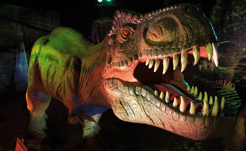Afiche del evento "Expo Dinosaurios - Temuco"