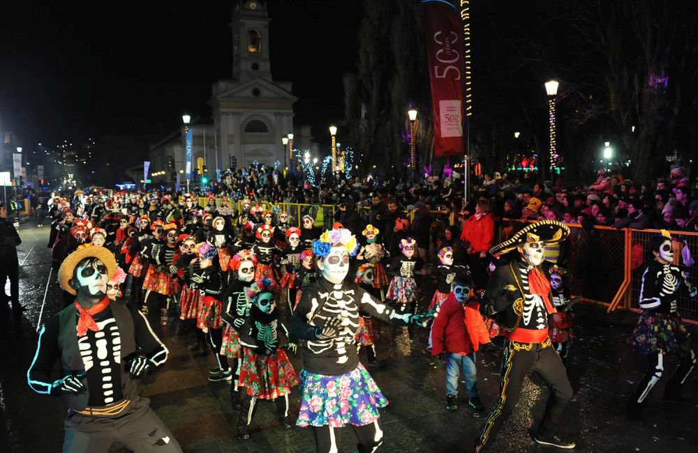 Afiche del evento "Carnaval de invierno en Punta Arenas"