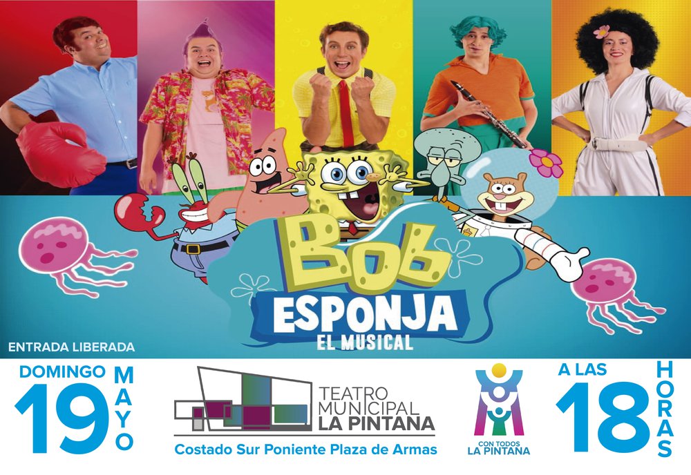 Afiche del evento "“Bob Esponja El Musical”"