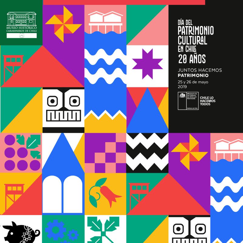 Afiche del evento "DÍA DEL PATRIMONIO CULTURAL: MUSEO DE CARABINEROS ABRE SUS PUERTAS"
