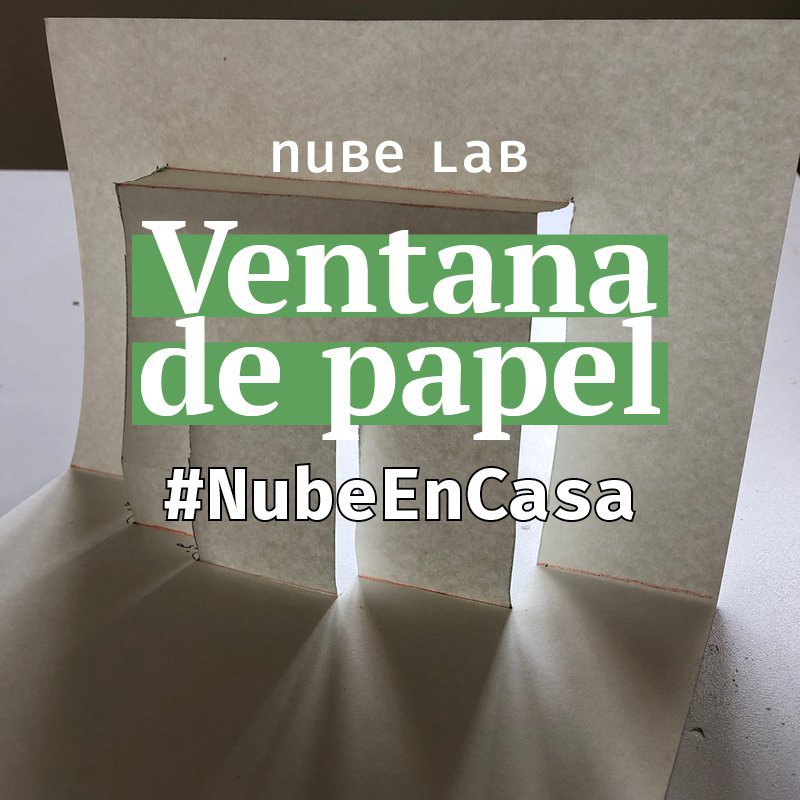 Afiche de "#AprendoEnCasa: Ventana de papel"