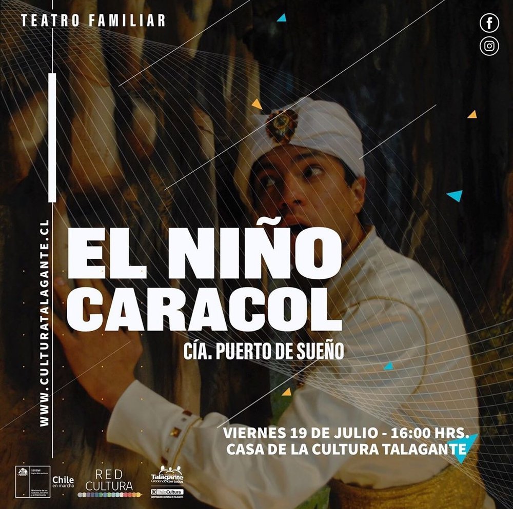Afiche del evento "Obra El Niño Caracol"