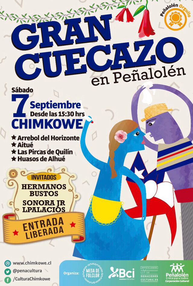 Afiche del evento "Gran Cuecazo Comunal"