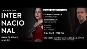 Afiche del evento "Temporada Internacional U. Mayor | Concierto de música clásica"