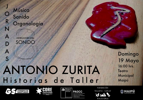 Afiche del evento "Jornadas MUSO - Antonio Zurita"