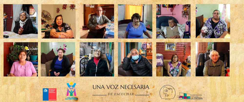 Afiche de "Una voz necesaria de escuchar - Teatro Municipal de La Pintana"