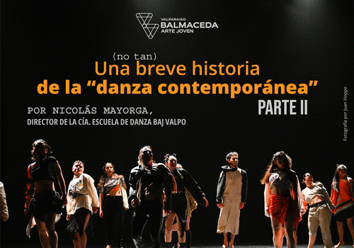 Afiche del evento "Charla «Una (no tan) breve historia de la danza contemporánea», parte II"