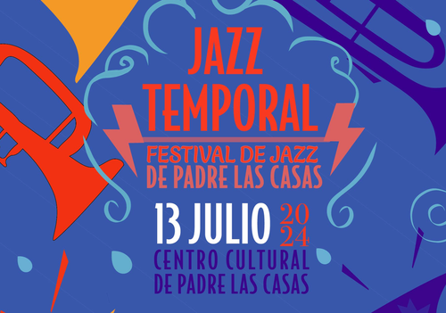 Afiche del evento "Jazz Temporal - Festival de Jazz de Padre Las Casas"