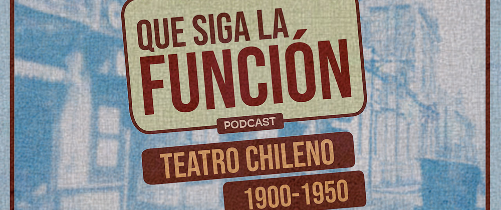 Afiche de "Escucha los podcast de Teatro UC para conocer más de la historia del teatro"