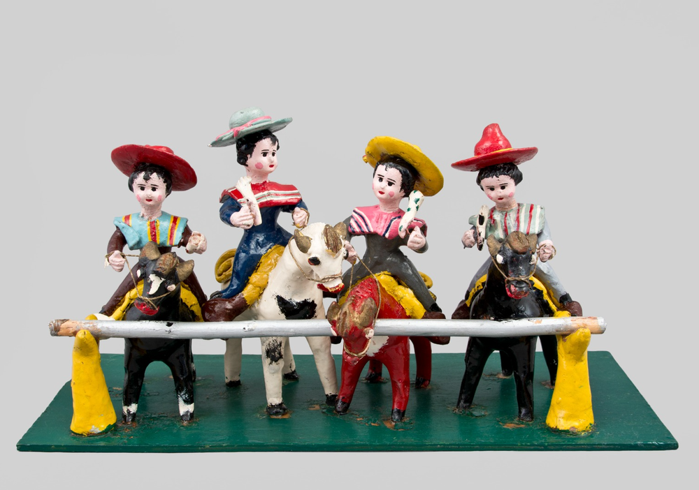 Afiche del evento "Figuras de barro. Alfarería antropomorfa latinoamericana"