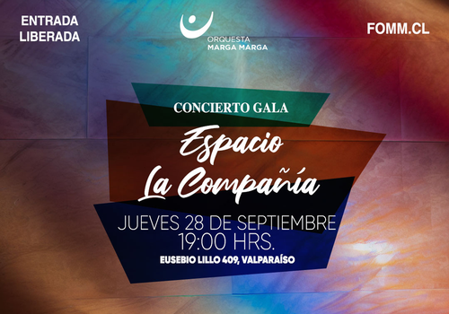 Afiche del evento "Concierto Gala - Espacio La Compañía"