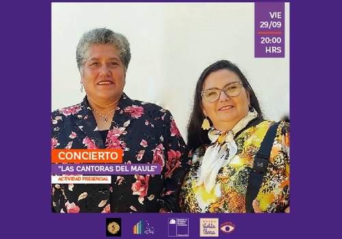 Afiche del evento "Concierto de"Las cantoras del Maule""