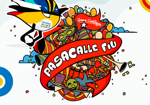 Afiche del evento "Pasacalles FIU - La Pintana"