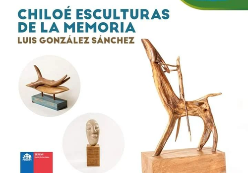 Afiche del evento "Chiloé: Esculturas de la Memoria"
