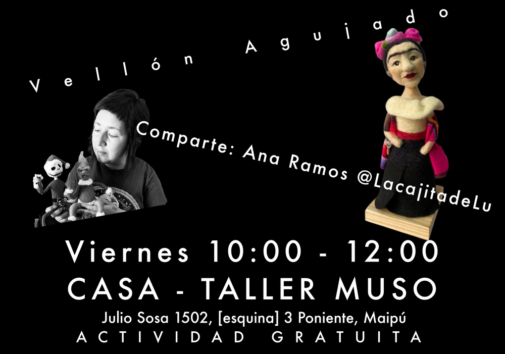 Afiche del evento "Taller de Vellón Agujado"