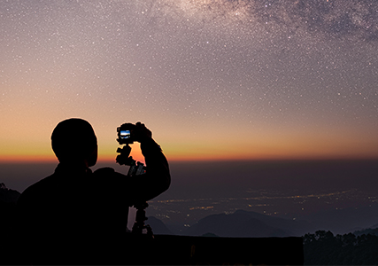 Afiche del evento "Taller de astrofotografía"