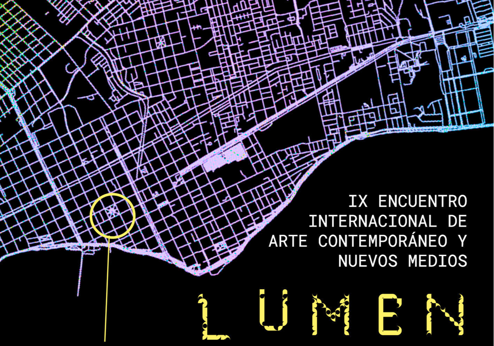 Afiche del evento "IX Encuentro Internacional de Arte Contemporáneo y Nuevos Medios LUMEN 2024"