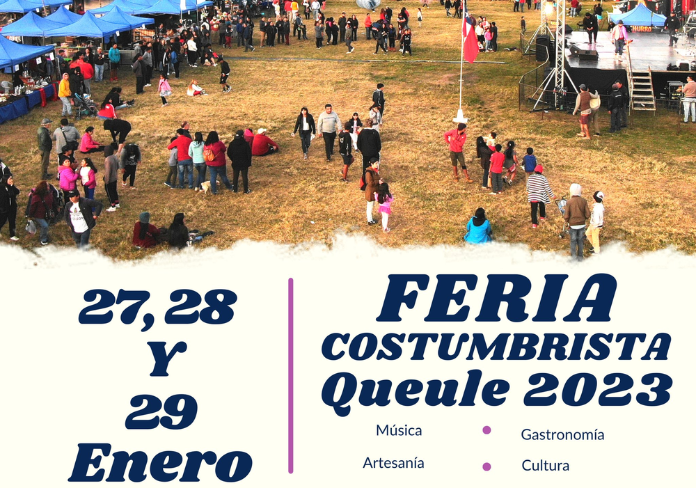 Afiche del evento "Feria Costumbrista de Caleta Queule"