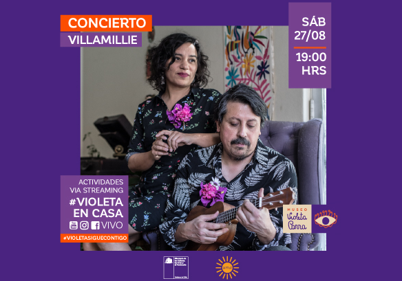 Afiche del evento "Concierto de Villamillie"