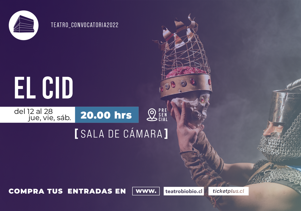 Afiche del evento "Teatro UCSC: El Cid"
