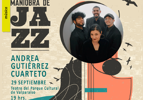 Afiche del evento "2° Versión del Fesitval Maniobra de Jazz presenta a Vane Bravo Trío"