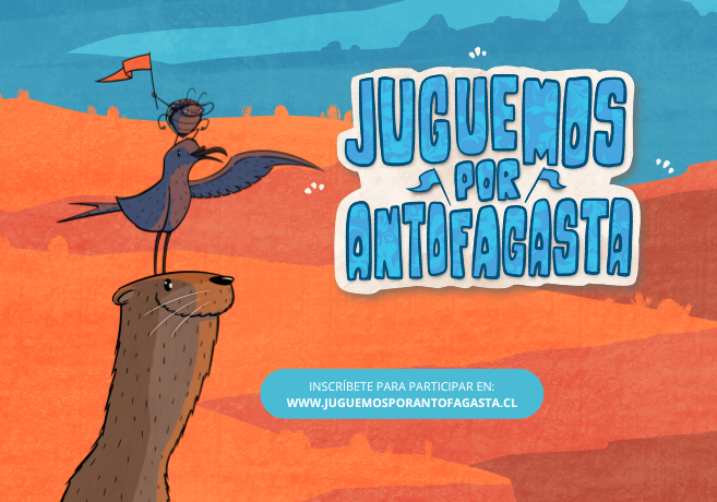Afiche del evento "Juguemos por Antofagasta"