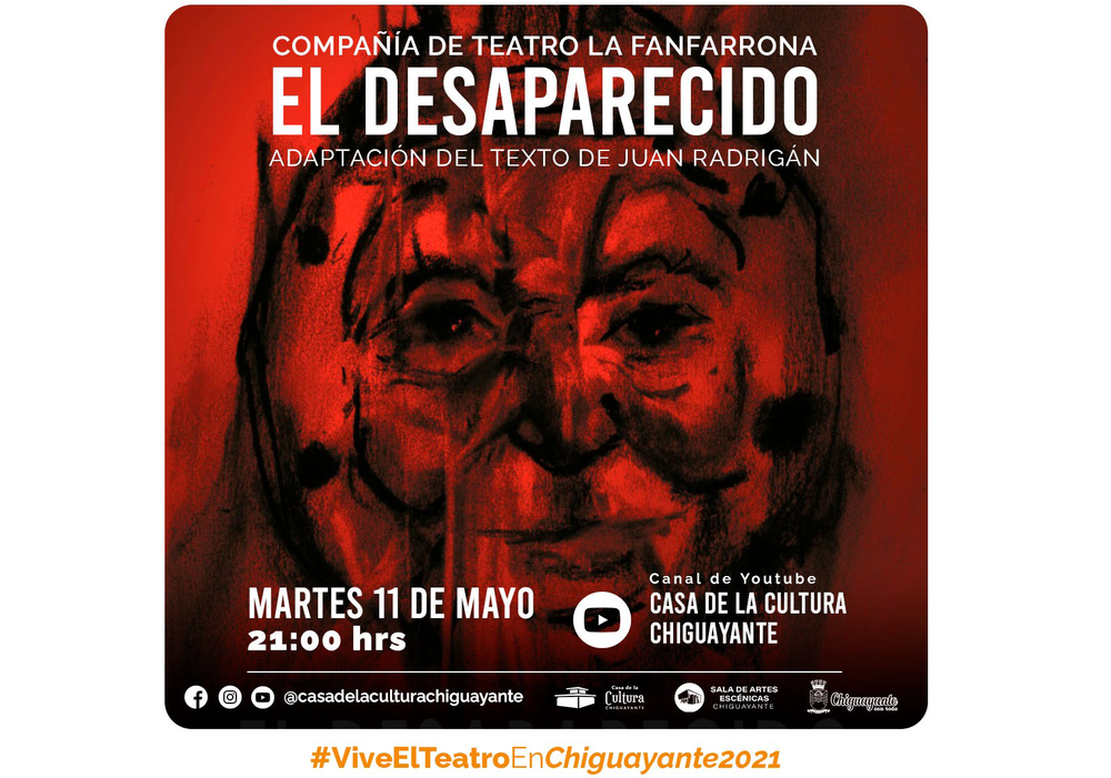 Afiche del evento "El Desaparecido, por La Fanfarrona Teatro"