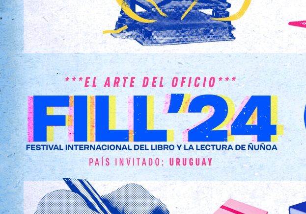 Afiche del evento "Festival Internacional del Libro y la Lectura de Ñuñoa FILL 2024"
