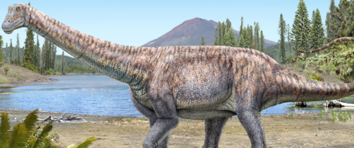 Afiche de "Conoce a Arackar licanantay: un nuevo dinosaurio para Chile"