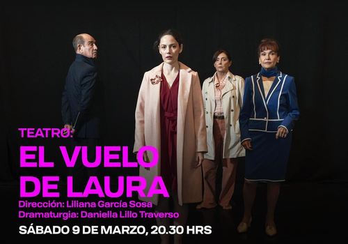Afiche del evento "El Vuelo de Laura"