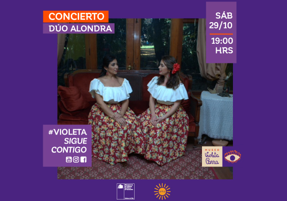 Afiche del evento "Concierto de Dúo Alondra"
