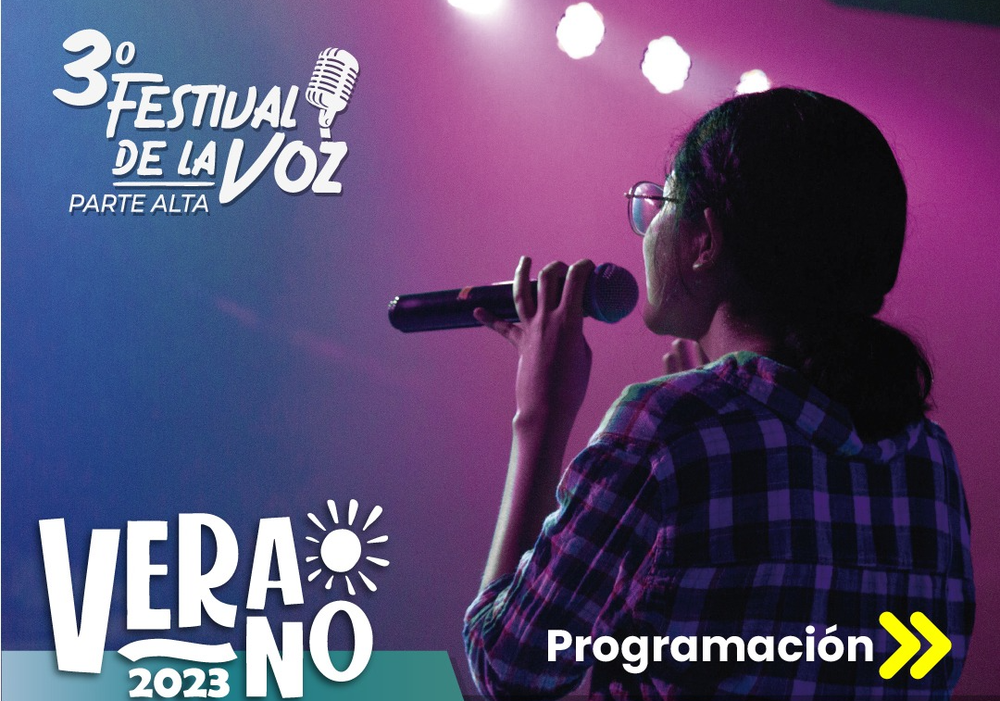 Afiche del evento "3º Festival de la Voz Parte Alta de Coquimbo"