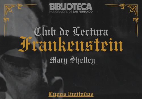 Afiche del evento "Club de Lectura "Frankenstein""