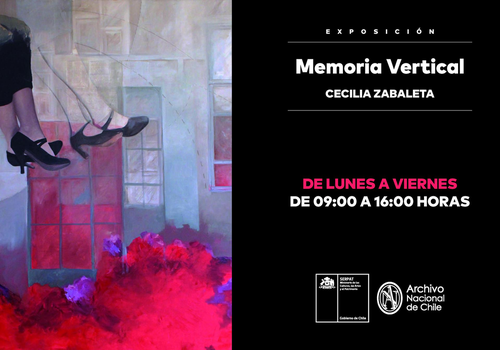 Afiche del evento "Exposición "Memoria Vertical" de Cecilia Zabaleta"