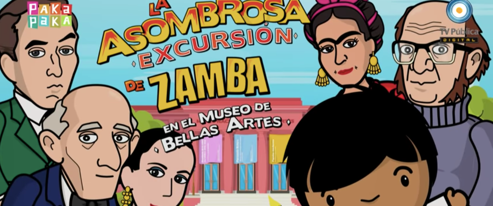 Afiche de "#AprendoEnCasa: Excursión al Museo de Bellas Artes con Tarsila do Amaral"