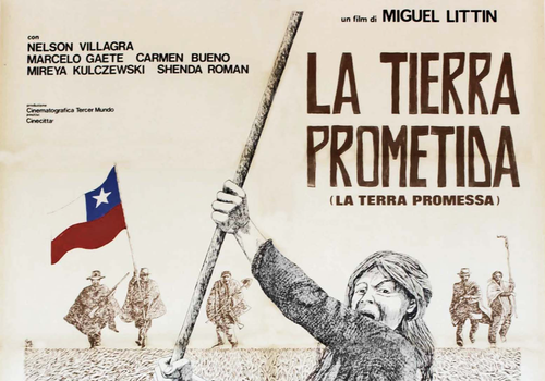 Afiche del evento "La tierra prometida, en la Cineteca Nacional"