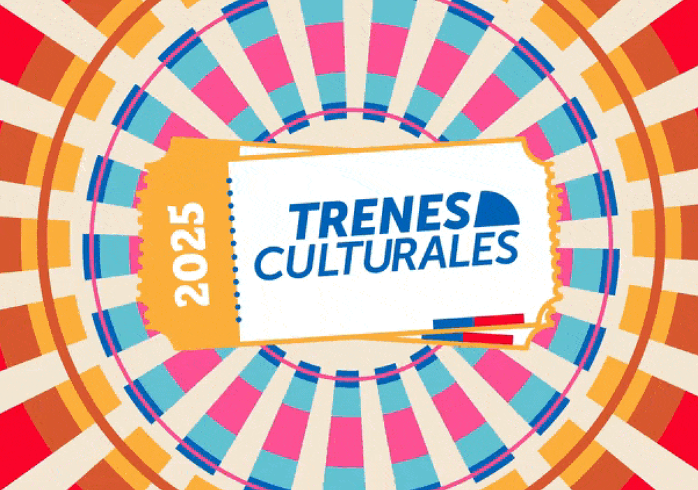 Afiche del evento "Trenes Culturales 2025: San Bernardo"