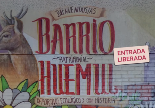 Afiche del evento "Cuecazo en Barrio Huemul"