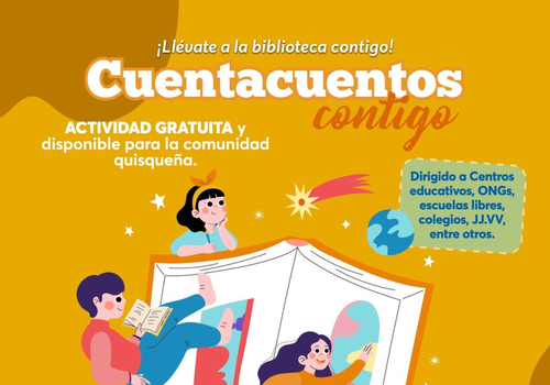 Afiche del evento "Cuentacuentos Contigo"