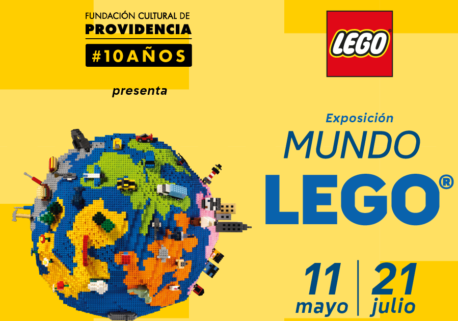 Afiche del evento "Exposición Mundo Lego®"