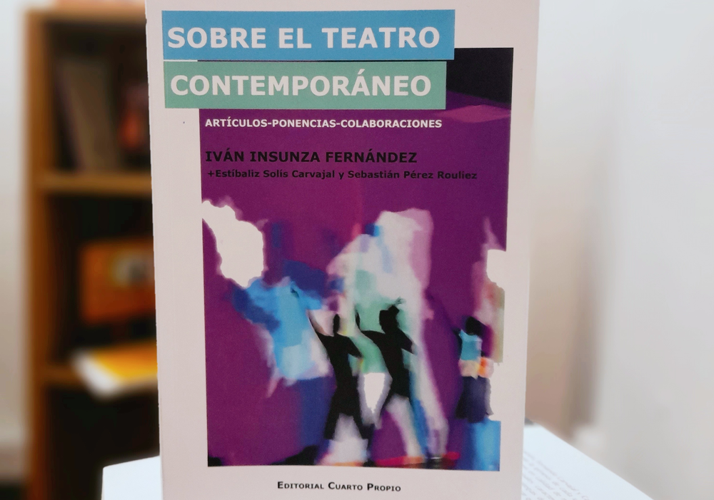 Afiche del evento "Presentación libro "Sobre el teatro contemporáneo""