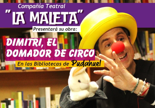 Afiche del evento "Dimitri, el domador de circo"