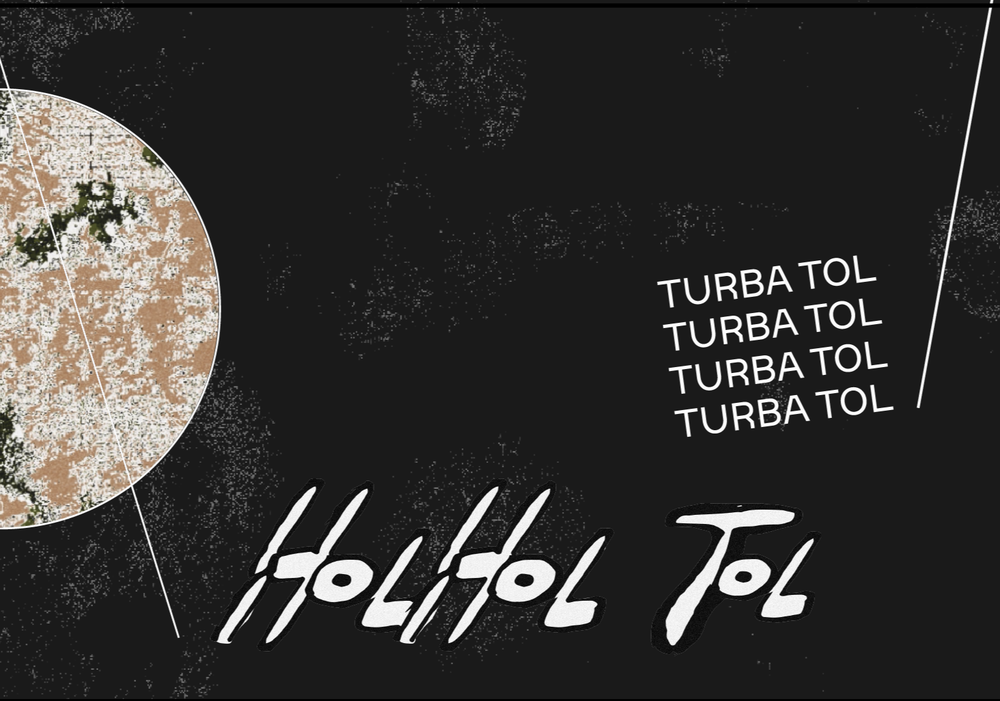 Afiche del evento "Transformar desde lo poco probable Presentación de Turba Tol: el proyecto que representará a Chile en La Bienal de Arte de Venecia 2022"