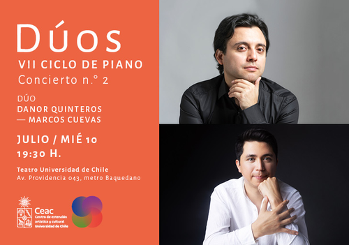 Afiche del evento "VII Ciclo de Piano - Concierto N.° 2"