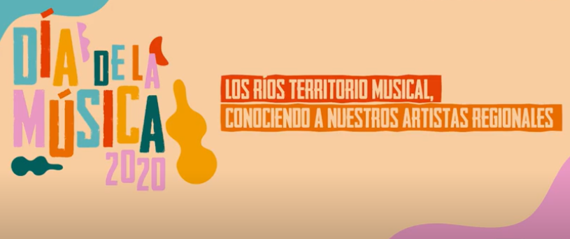 Afiche de "Día de la Música 2020: Los Ríos, Territorio Musical"