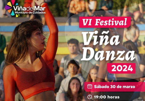 Afiche del evento "VI Festival Viña Danza 2024"
