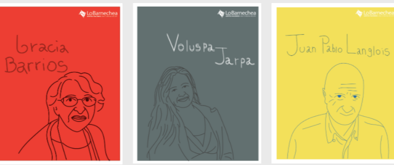 Afiche de "#AprendoEnCasa: Artistas chilenos: láminas para descubrir y crear"