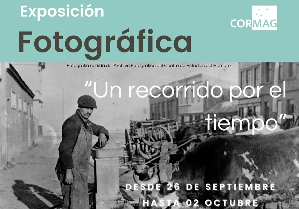 Afiche del evento "Exposición fotográfica “Un recorrido por el tiempo”"