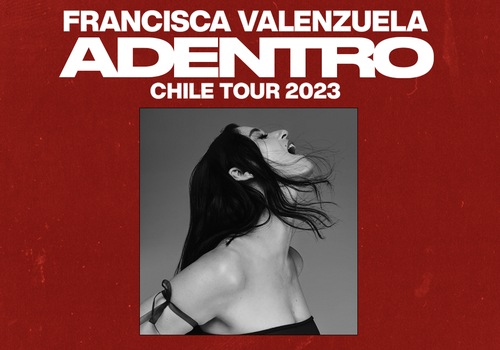 Afiche del evento "Francisca Valenzuela en Valparaíso"