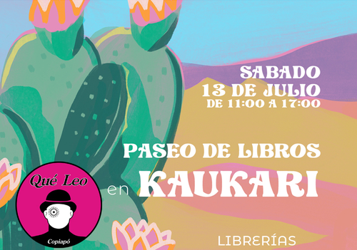 Afiche del evento "Paseo de Libros en Kaukari"